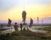 Caspar David Friedrich The Stages of Life oil painting reproduction